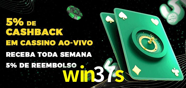 Promoções do cassino ao Vivo win37s